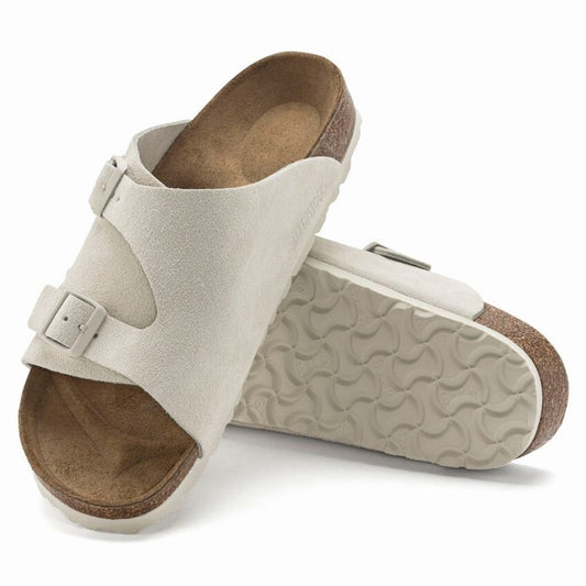 Zurich Suede Narrow - Antique White